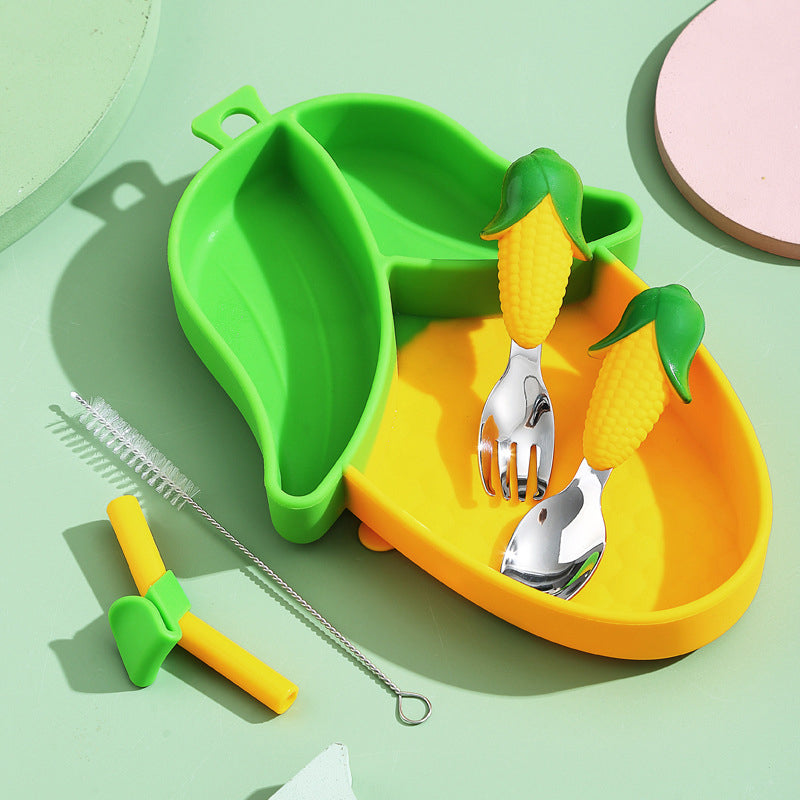 StickySnack™ – De Siliconen Eetset voor Baby’s Peuters.