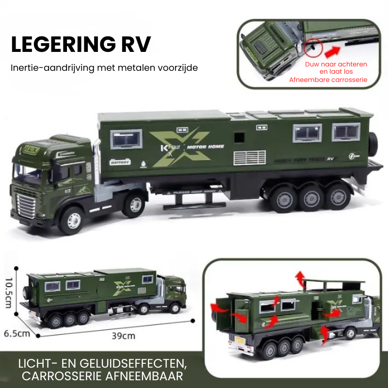 LuxuryRover – Uitgebreide Luxe Camper Truck