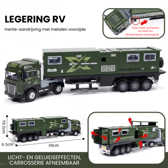LuxuryRover – Uitgebreide Luxe Camper Truck