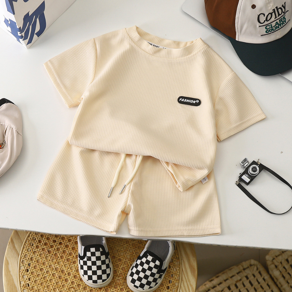 WaffleWear – Jongens Wafelstof Zomerset