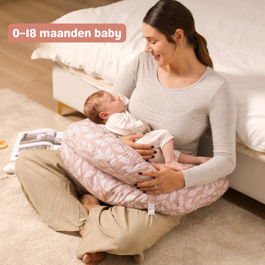 CuddleNest™ – Verstelbaar Voedingskussen met Comfortabele Ondersteuning