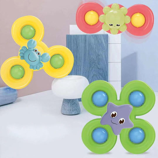 Spin & Play™ – Sensorisch Babyspinner (Set van 3)