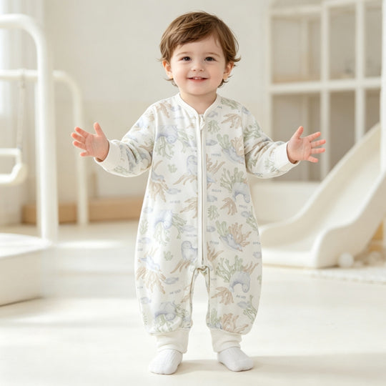 SleepWalk – Katoenen Babyslaapzak met Beentjes