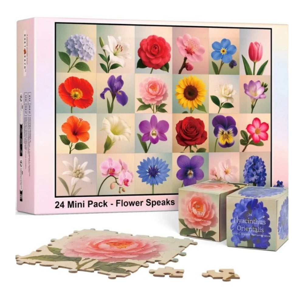 FlowerPuzzle – Bloemenpuzzel Adventskalender