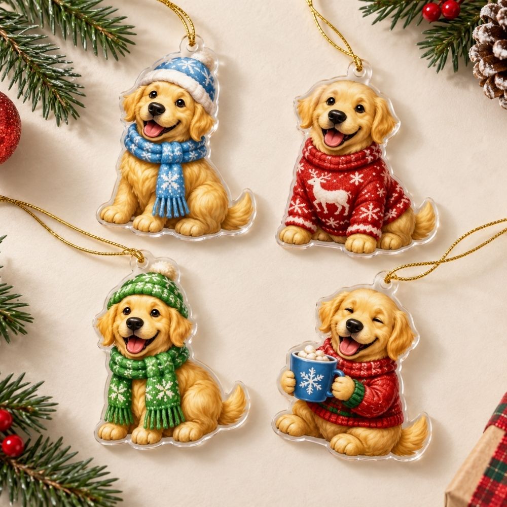 <font dir="auto" style="vertical-align: inherit;"><font dir="auto" style="vertical-align: inherit;">Calendrier de l'Avent de Noël transfrontalier 2026 Calendrier de l'Avent Chien Golden Retriever Américain Boîte Mystère</font></font>