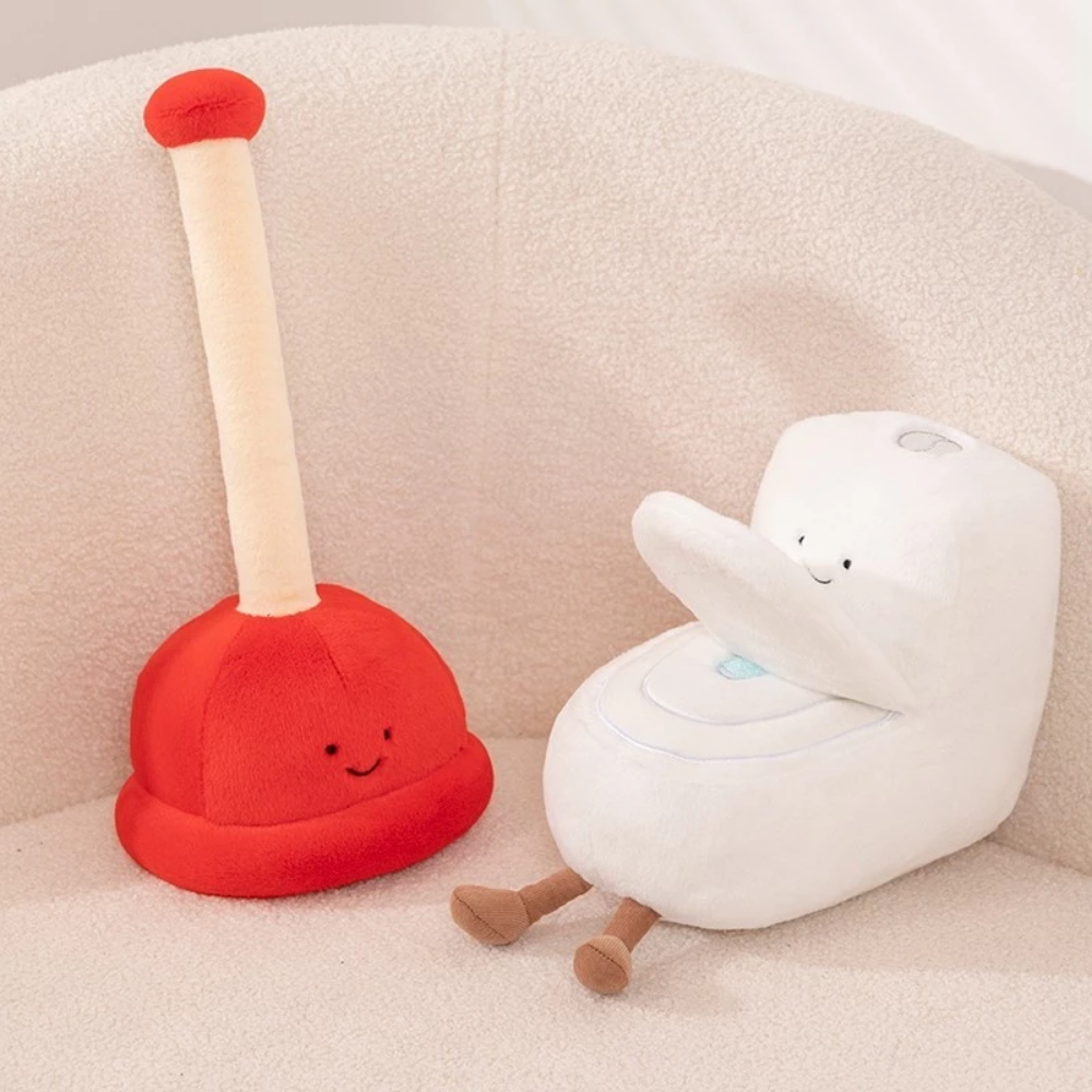 ToiletBuddies – Grappige Badkamer Knuffel