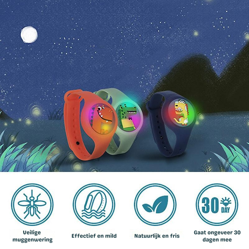 Milo &amp; Moon™ Stilfuldt Myggearmbånd 