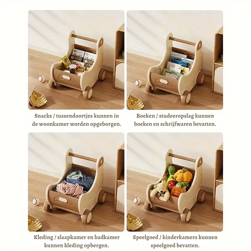 PlayTrolley™ – Kinder Speelgoedkar – Multifunctioneel & Duurzaam