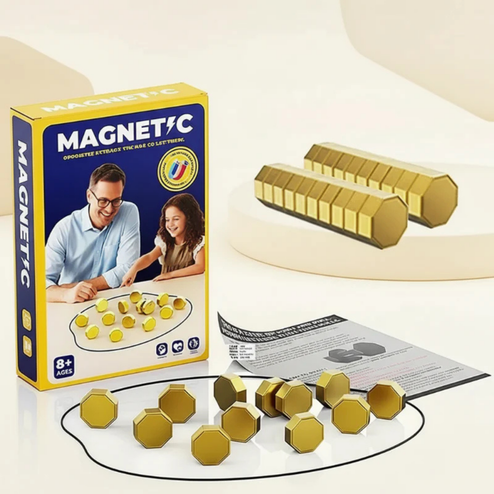MagnetBattle – Strategisch Magnetisch Spel met Stenen