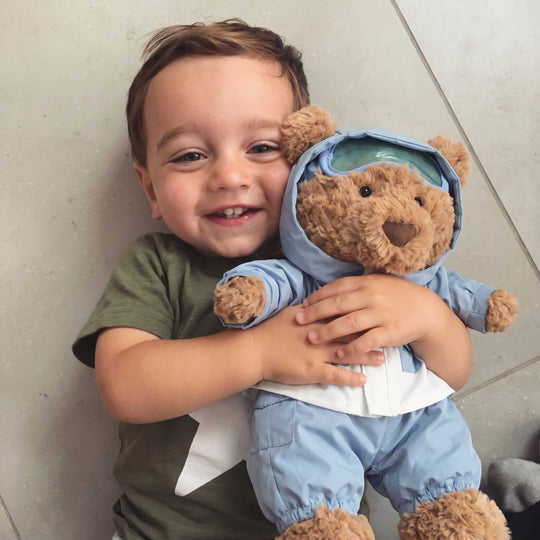 TeddyTrip – Teddybeer Knuffel in Outfit: Skibeer & Zeemanbeer