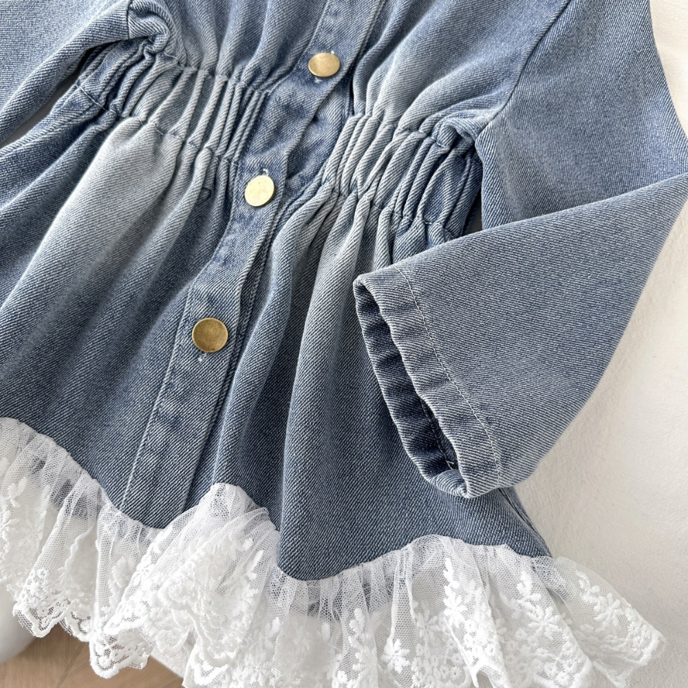 LaceDenim – Denim Jurk voor Meisjes