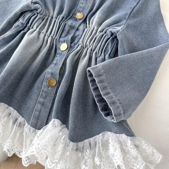 LaceDenim – Denim Jurk voor Meisjes