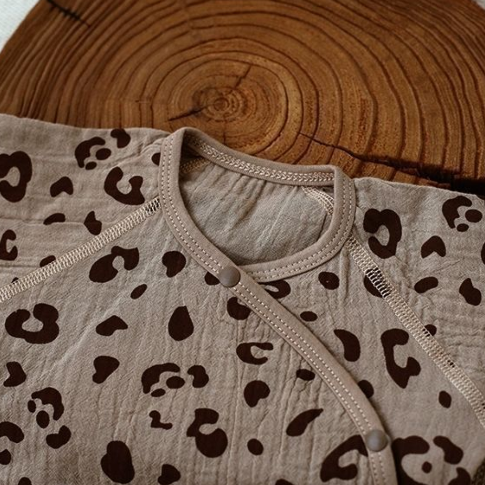LittleWild – Katoenen Baby Romper met Muts