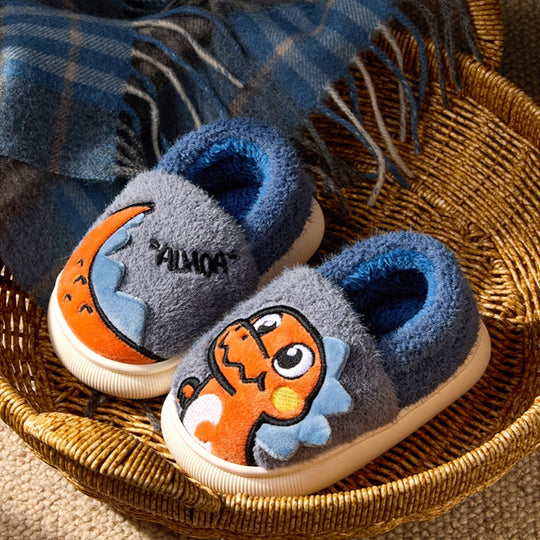 DinoWarm – Warme Kinderschoenen met Dinosaurusdesign