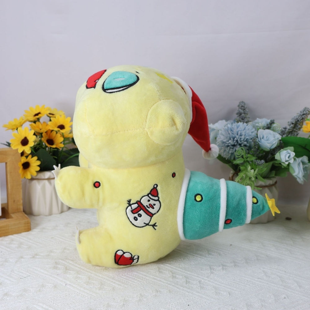 <font dir="auto" style="vertical-align: inherit;"><font dir="auto" style="vertical-align: inherit;">Nouvelle peluche de Noël transfrontalière bonhomme de neige, sapin de Noël, salamandre, coussin mignon, jouet en peluche, chapeau</font></font>