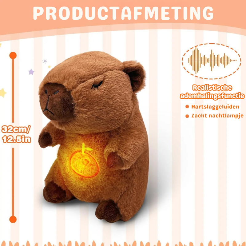 Ademend Knuffeldier Calmara™ voor Ultieme Ontspanning