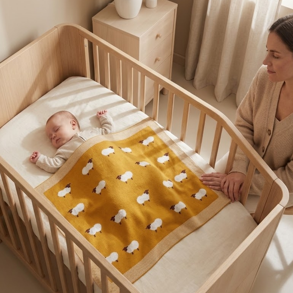 TenderWrap – Zachte Katoenen Babydeken – Comfort voor Elk Seizoen