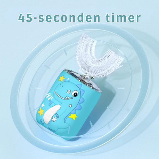 MiloBrush™ Kinder Elektrische Tandenborstel – T-Rex Editie (360° U-Vorm, met tandpasta)