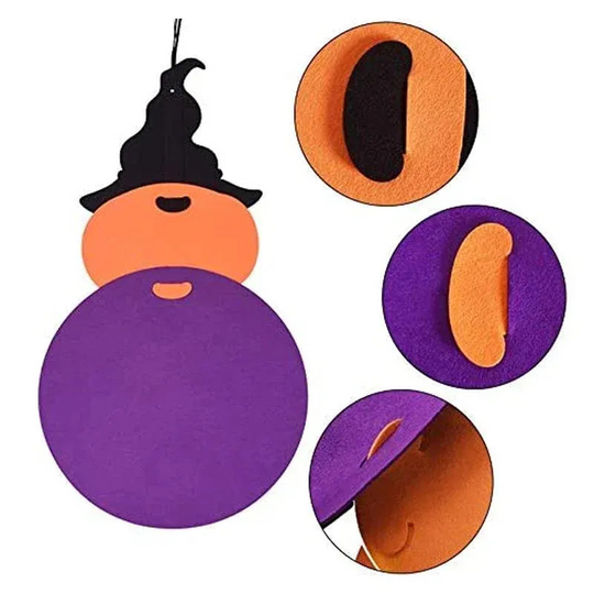 PumpkinPlay™ – DIY Halloween Pompoen Knutselset – Educatief Peuterspeelgoed in Vilt