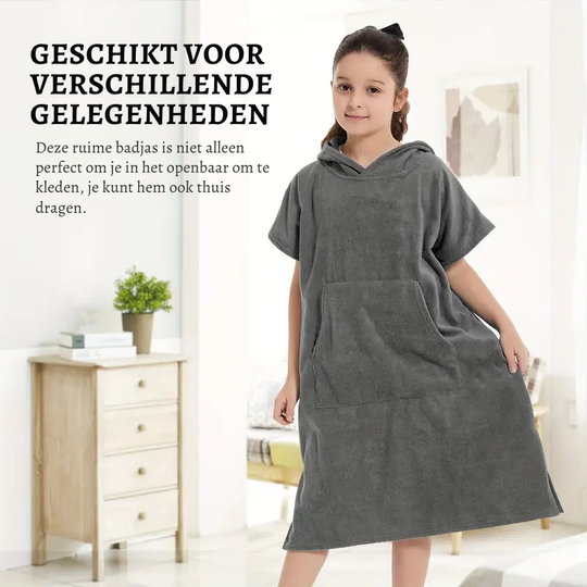 AquaWrap™ – Superabsorberende Sneldrogende Badjas & Handdoek