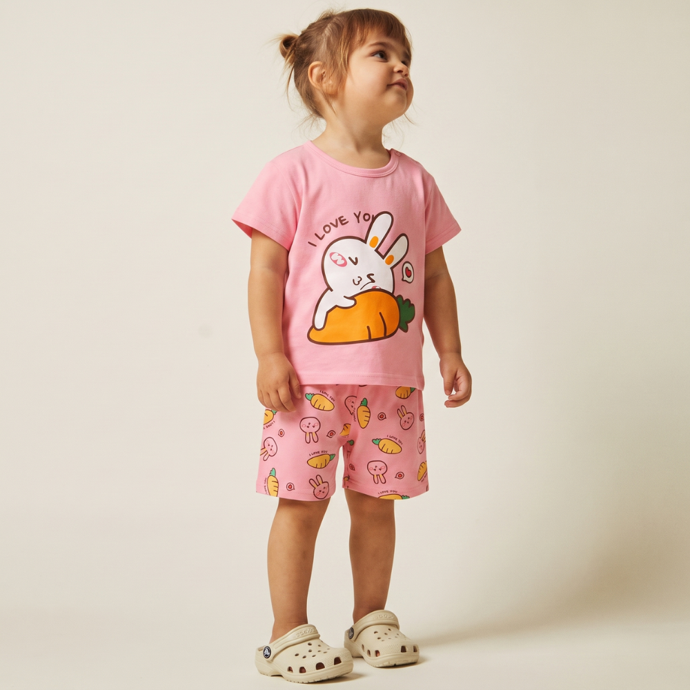 PlayPals – Boys' Summer Set with Cartoon Print