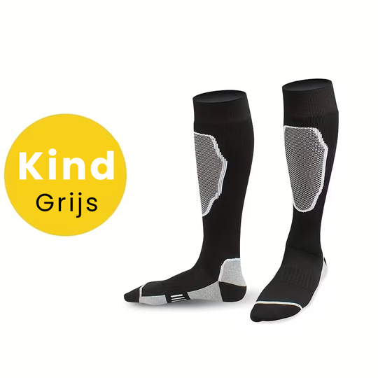 GeoSport™ – Kindersokken – Warme Ski & Outdoor Crew Socks (7–12 Jaar)