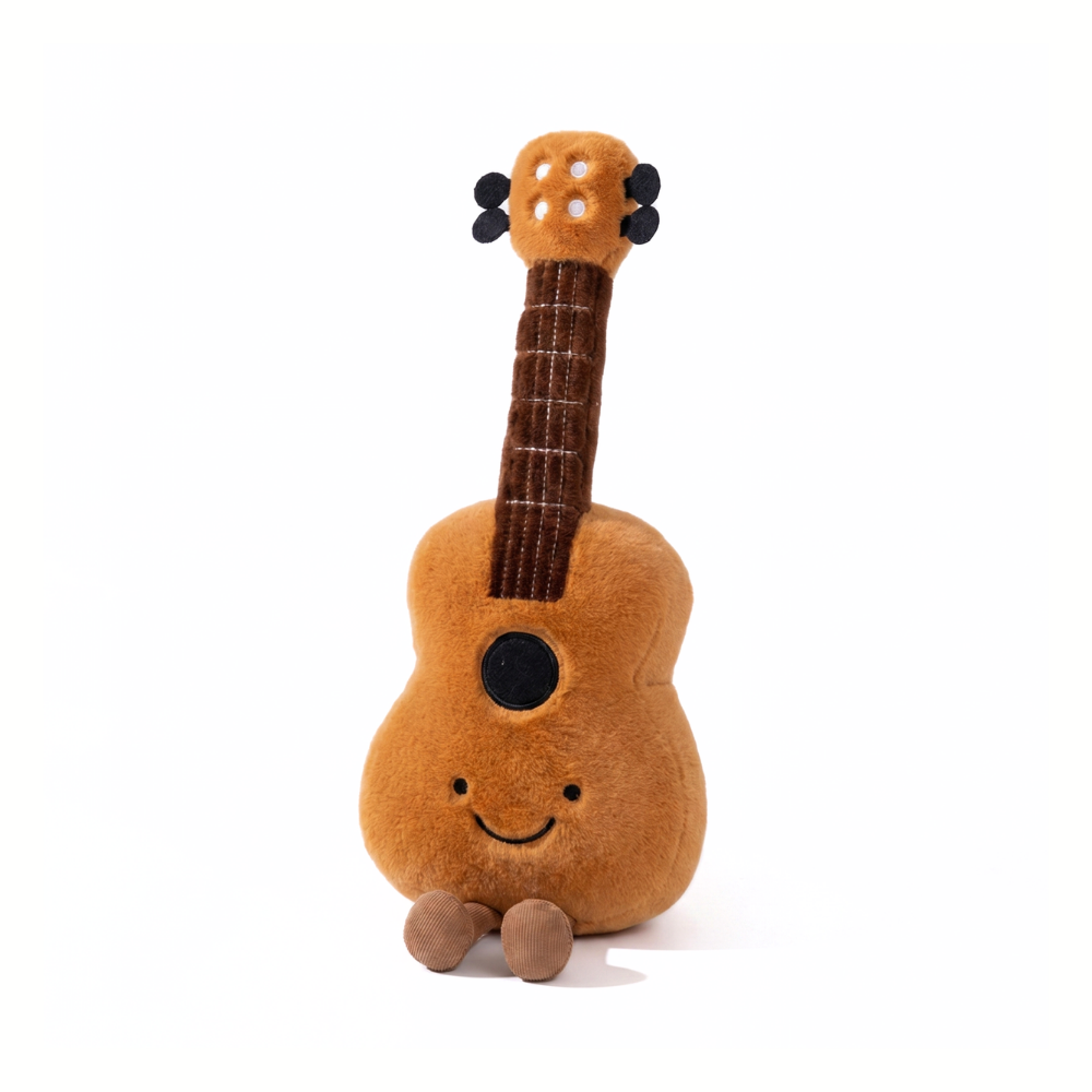 MelodyCuddle – Pipa, Viool & Gitaar Knuffel van Zacht Pluche