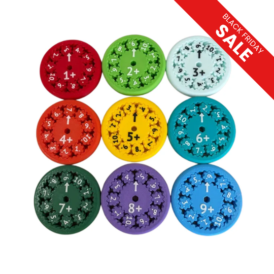 Milo & Moon - Wiskunde Fidgetspinners - Maak leren leuk!