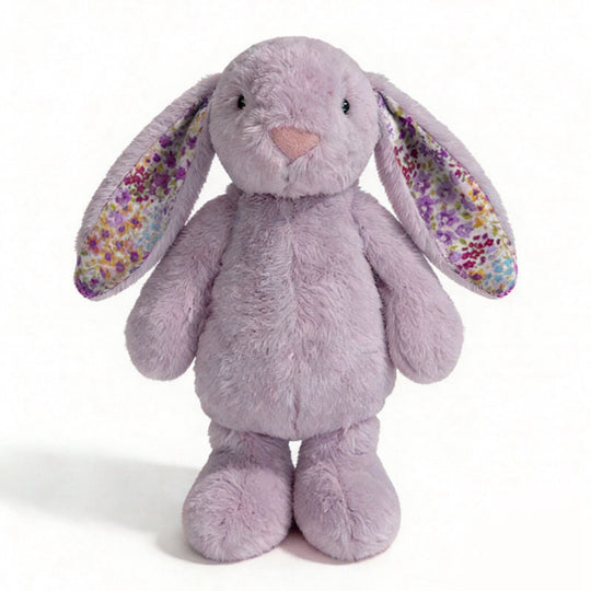 BloomBunny – Konijn Knuffel met Bloemenprint Oren