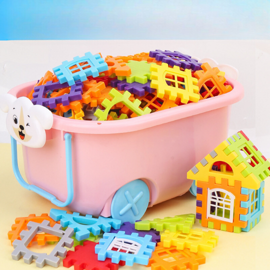 WindowBlocks™ – Montessori Bouwblokken met Kleurrijke Vensters