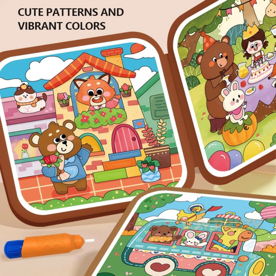 MagicDraw – Herbruikbaar Waterkleurboek voor Kinderen