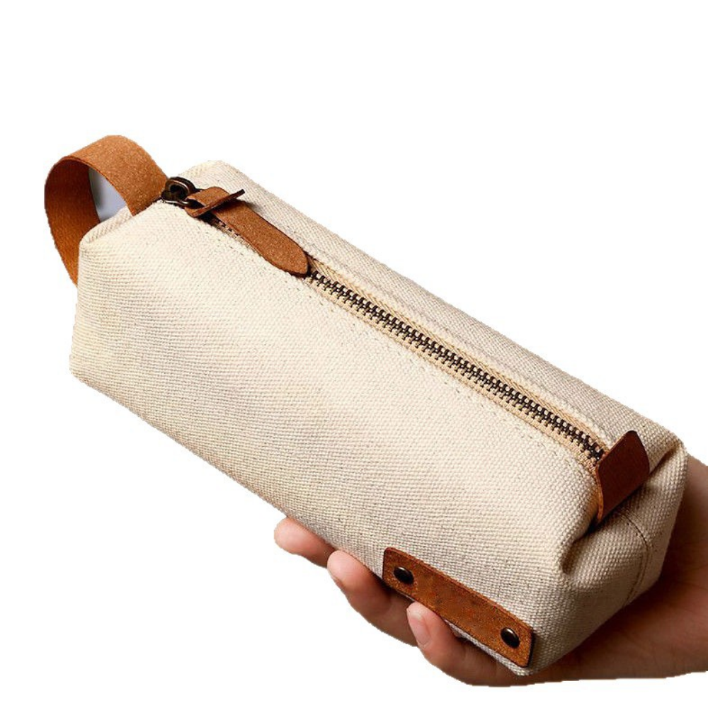 CanvasCarry – Vintage Canvas Etui met Handvat