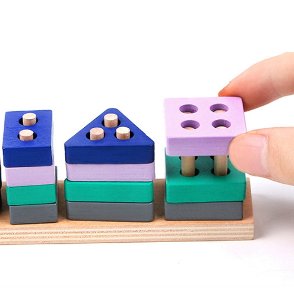 ShapeStack – Geometrisch Sorteer- en Stapelspel