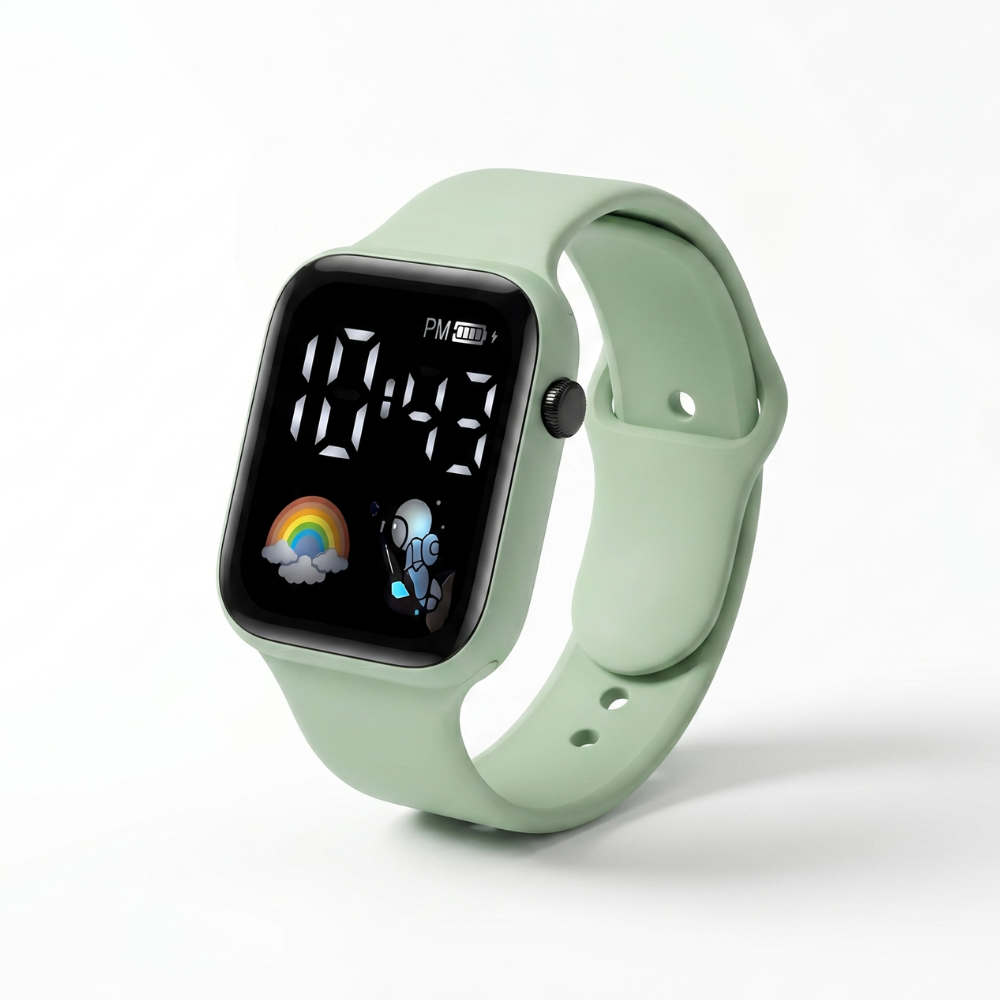 AstroGlow – Astronaut LED Horloge met Siliconen Band