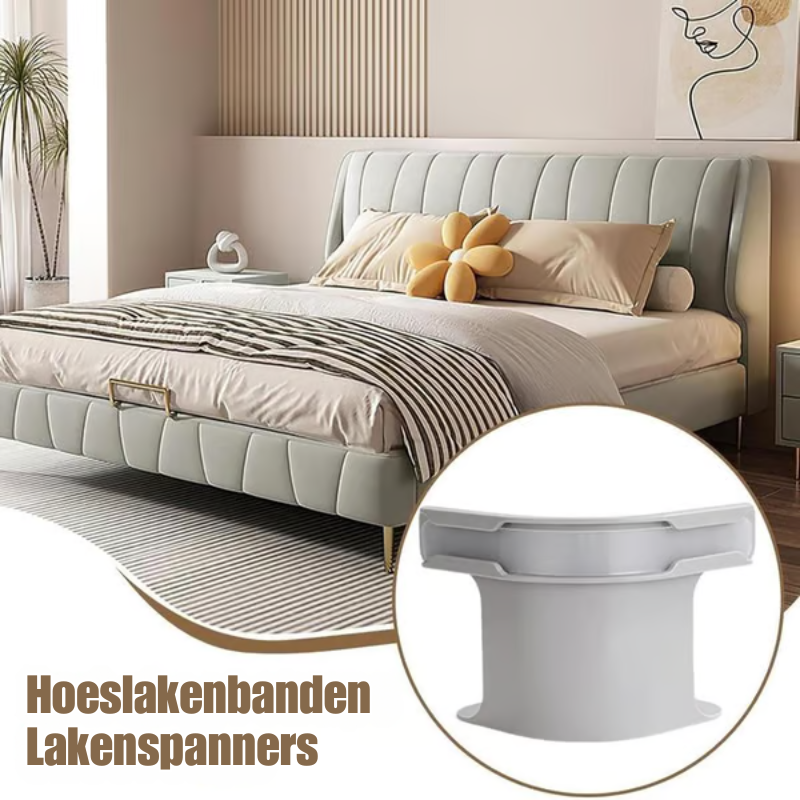 GripLock™ – Bed Sheet Grippers – Antislip Hoeslakenhouders (4 Stuks)
