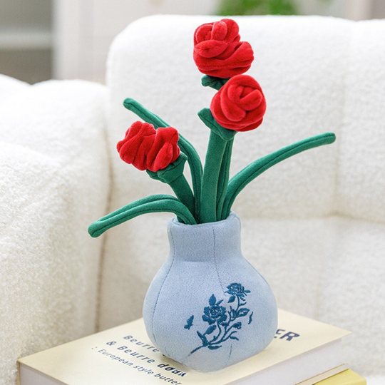 BloomFriends – Pluche Bloemen in Decoratieve Pot