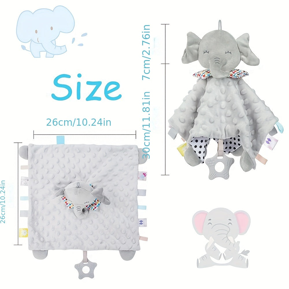 CuddleCloud™ – Zacht Baby Knuffeldoekje met Schattige Dierenontwerpen