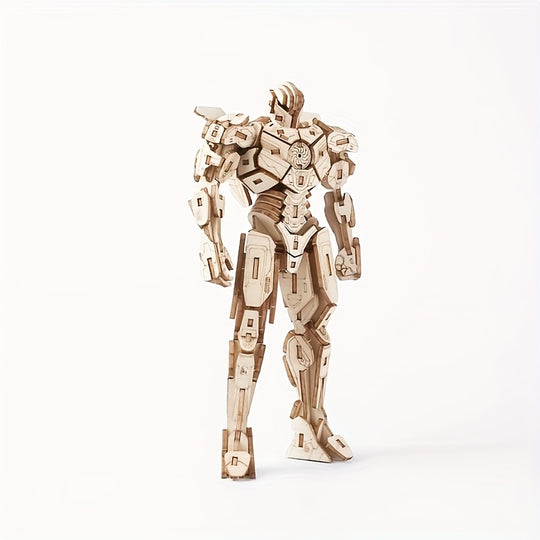 IronWood™ – 3D Houten Robot Puzzel