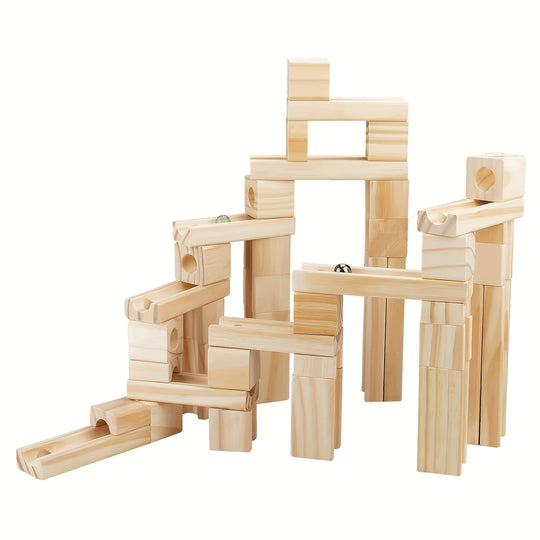 MarbleRun™ – 60/80-delig Houten Knikkerbaan Set