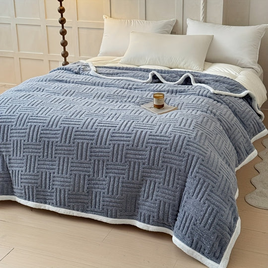 GeoSherpa™ – Omkeerbare Sherpa Deken – Verdikte Taffeta Plaid