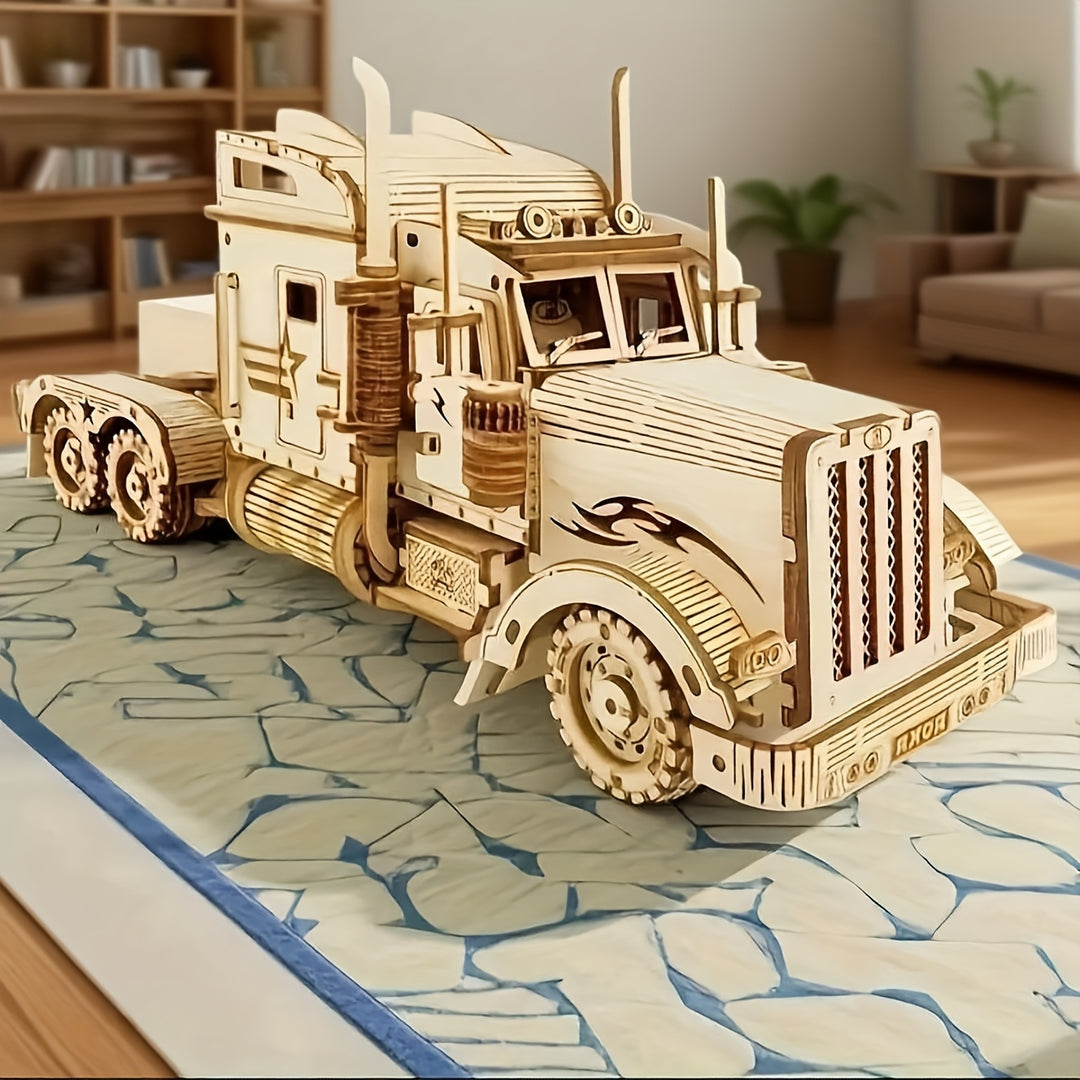 WoodHauler™ – 3D Houten Truck Puzzel