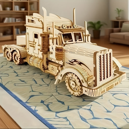 WoodHauler™ – 3D Houten Truck Puzzel