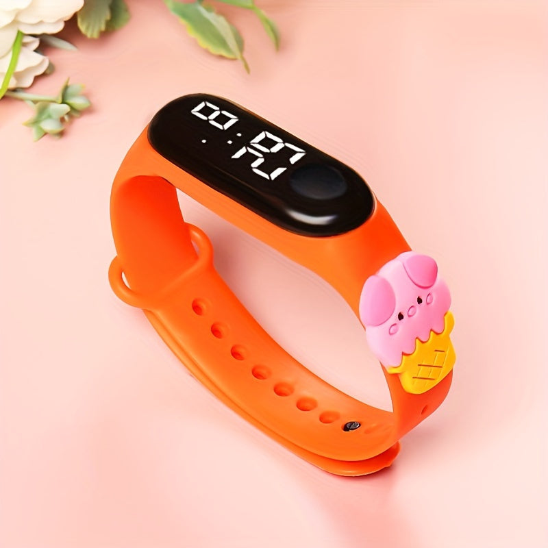 CuteTime™ – LED Digitaal Kinderhorloge – Cartoon Siliconen Band