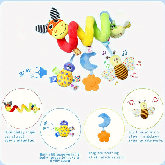 SpiraLoom™ – Baby Spiraal Mobile – Hangend Sensorisch Speelgoed