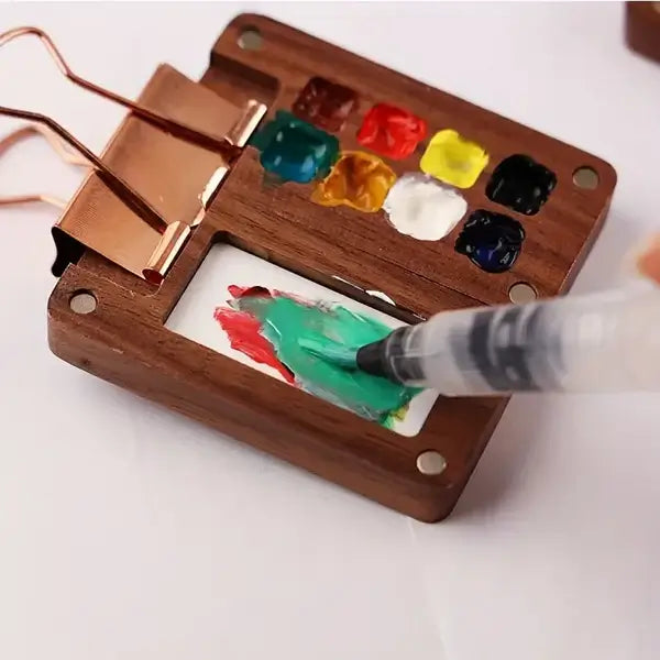 TinyPainter™ – Mini Mobiele Aquarelset – Creatief Schilderen Onderweg