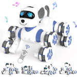 RoboPup™ – 8-Wiel RC Stunt Robot Hond – Gesture Control, Muziek & Licht