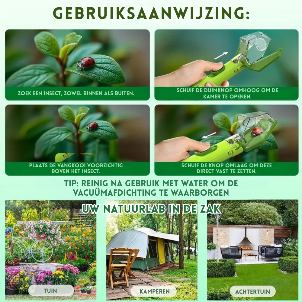 Kriebel – Multifunctionele Insectenvanger voor Kinderen