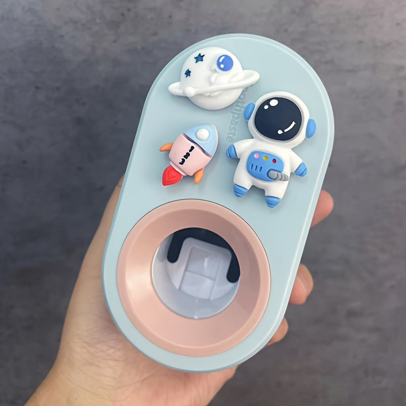 SmilePress™ – Automatische Cartoon Tandpastadispenser – Zonder Boren Wandhouder