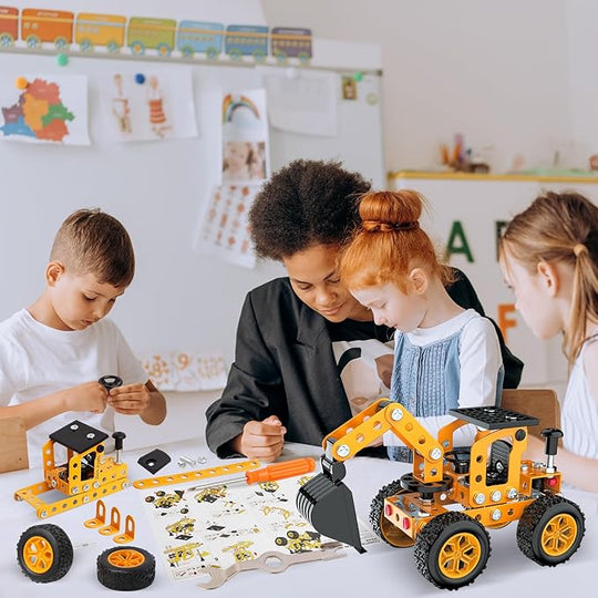 BuildRider™ – Robuust & Educatief – Constructievoertuig Set