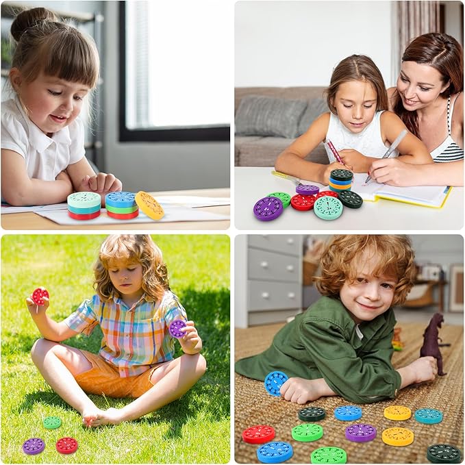 Milo & Moon - Wiskunde Fidgetspinners - Maak leren leuk!